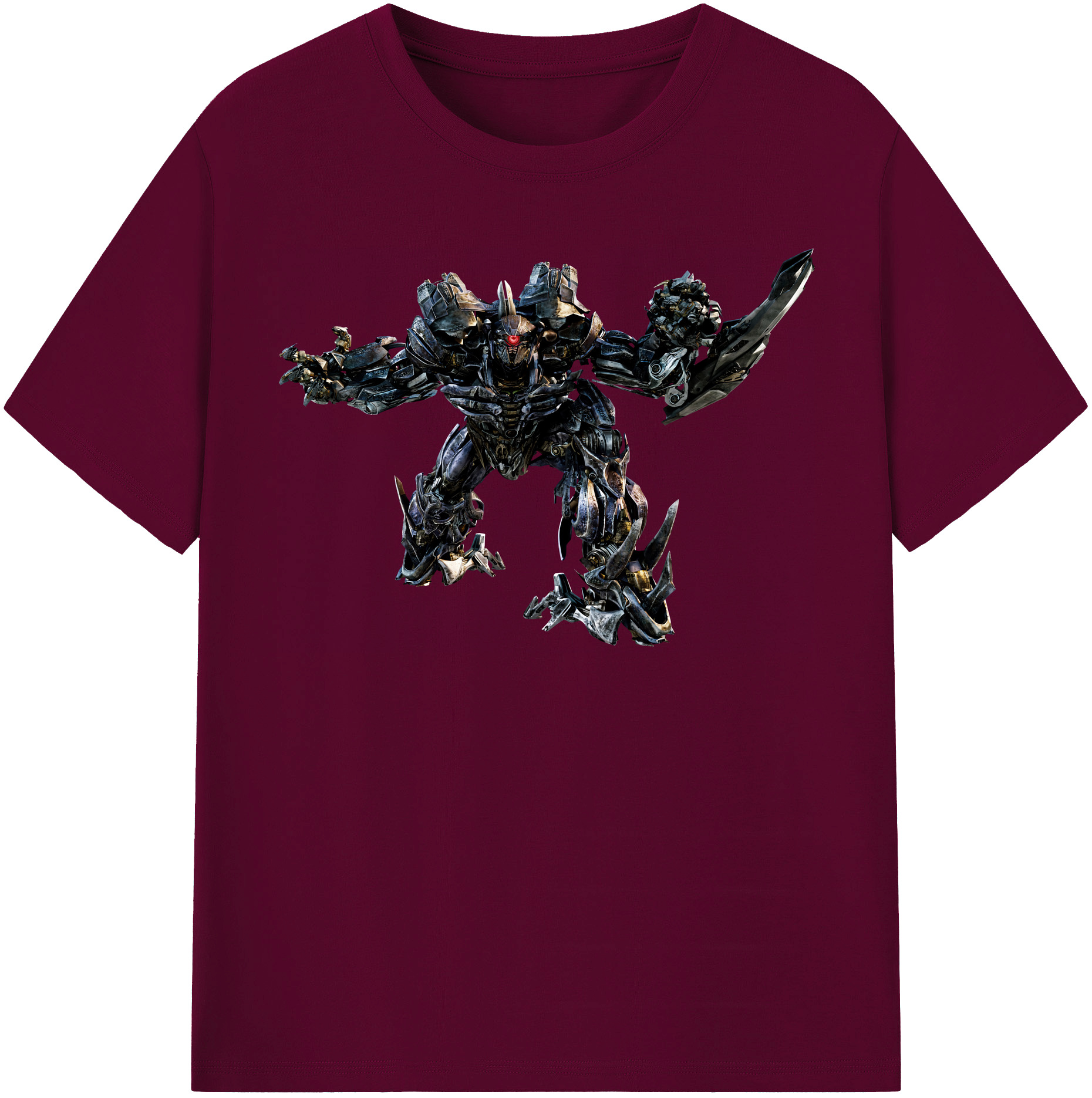 （画像用） Transformers トランスフォーマー レディースカジュアルプリントTシャツ（綿100％）